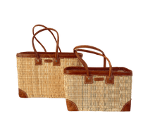 Charger l'image dans la galerie, Les paniers Céline grand anse en jonc