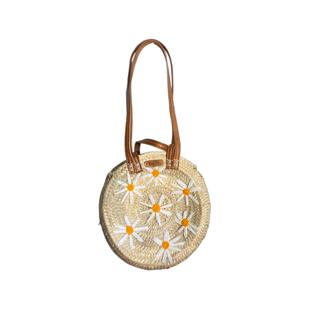 Round Daisy basket